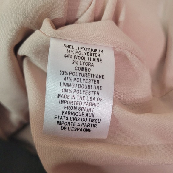 Milly Womens Dress Black 4 Sheath Wool Blend Sleeveless Knee Length - Picture 11 of 12